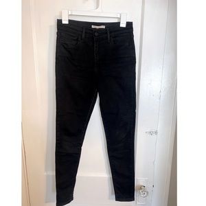 Levi’s Black High Rise Skinny Stretch Jeans